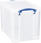 Really Useful Plastic Storage Box 24 Litre Clear,465 x 270 x 290 cm