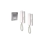 Interphone deux fils double commande portail et portillon - solution évolutive - Easy Bus 3 Extel 710013 - Interphone