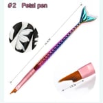 Nail Art Pen Mermaid Tail Drawing Line 2