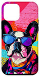 Coque pour iPhone 12 mini Frenchton Dog Fashion, joli pop art coloré