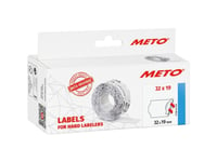 Meto Prisetiketter 30007368 Avtagbar Etikettbredd: 32 Mm Etiketthöjd: 19 Mm Vit 1 St