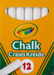 CRAYOLA Anti-Dust White Chalk 12 Count (Pack of 1) Packaging may vary