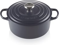 Le Creuset Signature Enamelled Cast Iron Round Casserole Dish With Lid, 24 cm,