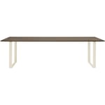 70/70 Table 108x255 cm, Solid Smoked Oak / Sand