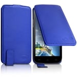 Housse Etui Clapet Couleur Bleu Universel L Pour Iphone 6 Plus