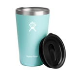 HYDRO FLASK - All Around Tumbler 473 ml (16 oz) with Closable Spill Proof Press-In Lid - Stainless Steel Double Wall Vacuum Insulated Travel Mug - Hot and Cold Drinks - BPA-Free Cup - Dew