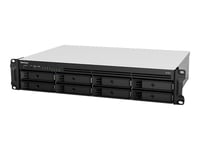 Synology RackStation RS1221RP+ - Serveur NAS - 8 Baies - rack-montable - SATA 6Gb/s - RAID RAID 0, 1, 5, 6, 10, JBOD, disque de réserve 5, 6 disques de secours, disque de réserve 10, disque de...