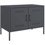 Vidaxl - Meuble tv anthracite 68x39x50,5 cm acier Anthracite