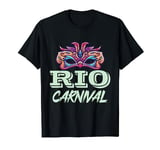 Carnival Rio de Janeiro Brazil Carnival Mask Celebration T-Shirt