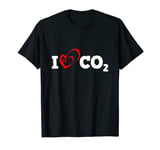 I Love CO2 Carbon Dioxide Climate Change Global Warming T-Shirt