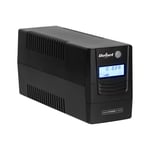 UPS REBEL dator nödströmförsörjning modell Nanopower Plus 1000 (offline, 1000VA / 600W, 230 V, 50Hz, LCD, USB, RJ45)