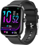 Popglory Smart Watch for Women Men Kids, 1.69" Smartwatch, 48mm Fitness Dark 