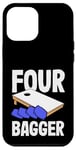 Coque pour iPhone 12 Pro Max Planche Four Bagger Cornhole Fun Sport Vibes