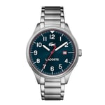 Lacoste Analogue Quartz Watch for men with Silver Stainless Steel bracelet - 2011022