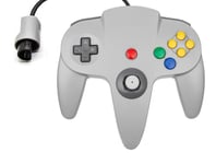 Controller Manette N64 filaire pour Nintendo 64 - Gris