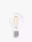 Calex 8W E27 LED Dimmable Classic Bulb, Clear