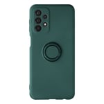 Silicone Case for Galaxy A23 5G / M23 5G Soft Touch Flexible Ring Support Green