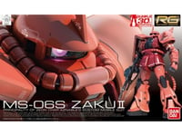 Bandai Rg Zaku Ii Char, Samlefigur, Film Og Tv-Serier