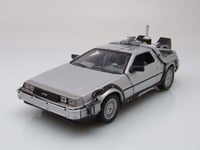 Delorean Retour vers Le Avenir Pièce Originale 2 Maquette de Voiture 1:24 Welly