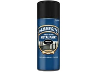 Hammerite Direct To Rust Smooth Finish Aerosol Black 400Ml HMMSFBLAERO