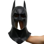 Mäns Batman Mask Halloween Party Cosplay Dräkt Prop Huvudbonader