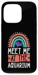 iPhone 13 Pro Meet Me At The Aquarium Boho Bohemian Rainbow Fish Tank Case