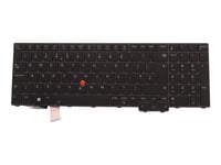 Lite-On - Ersättningstangentbord För Bärbar Dator - Med Trackpoint - Bakgrundsbelyst - Qwerty - Brittisk - Svart - För Thinkpad L15 Gen 3  P16s Gen 1  T16 Gen 1