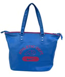 New Vintage NIKE AD Women's HERITAGE Landscape Vinyl TOTE Bag BA4357 Mount Blue