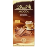 LINDT LINDOR ~ Mocha Milk Chocolate Bar ~ 100g ~ Coffee Chocolate ( Mocca ) ~new