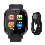 Montre Connect&eacute;E Pour Enfants, 24 Jeux, Cam&eacute;Ra, Alarme Musicale, Lampe De Poche, Vid&eacute;O Amusante, &eacute;Cran Tactile Hd &eacute;Ducatif, Montre Intelligente Pour Gar&ccedil;Ons Et Filles, Noir