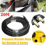 20M Pression Laveuse Tuyau Flexible Pour KARCHER K Series Nettoyeur Nettoyage