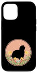 Coque pour iPhone 12/12 Pro Coton De Tulear - Chien Maman Papa Floral Fleur Mignon Jolie