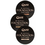 Mineral foundation - Loose power - Quiz Cosmetics Tan