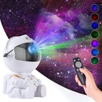 Astronaut Starry Galaxy Projector Night Light Space Nebula Star Remote Lamp Gift