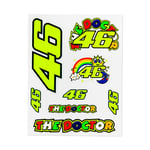 VR 46 The Doctor Stickers, Multi, One Size