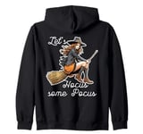 Let's Hocus some Pocus! s Funny Women's Witch Zip Hoodie