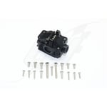 [FR] Gpm Alloy Front Gear Box -19Pc Set Black Traxxas 1:10 Rustler 4X4 Hoss Slas