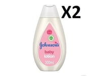 2 X 300MLJOHNSON'S BABY LOTION WITH COCONUT OIL
