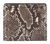 Fossil Portefeuille pour femme - Logan à deux volets en cuir gaufré aspect python SL8264874 - 4" L x 1" l x 3,5" H