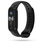 Xiaomi Mi Band 5/6 Gummiarmband Tech-Protect Iconband Svart