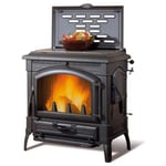 Nordica - Poêle à bois 11.9kw noir Extraflame - 7119111