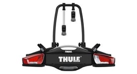 Porte velos sur boule d attelage thule velocompact prise 13 broches   2 velos  compatible e bikes  noir argent