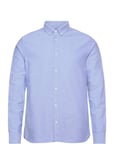 Harald Small Owl Oxford Regular Fit Blue Knowledge Cotton Apparel