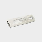 Integral 128GB Mémoire USB 2.0 Clé USB Arc avec boîtier métallique pour Porte-clés, Une Solution élégante et stylée pour transférer et Sauvegarder Vos fichiers