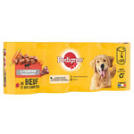 Pedigree Repas pour Chien - Boîtes en terrine au boeuf et aux carottes pour chien adulte - 4x400g LOT OF 6