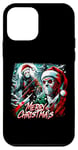 iPhone 12 mini Merry Christmas Festive Slasher Candy Cane Menace Case