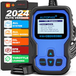 AUTOPHIX V007 OBD2 Scanner Compatible with Volkswagen VW Audi Skoda Seat, Car Diagnostic Tool with Engine ABS Airbag Transmission Code Reader Throttle Adaptation TP Position Check Oil Brake Pad Reset