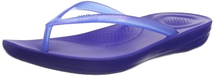 Fitflop Women's iQushion Flip Flop - Pearlised, Blue (Illusion Blue 671), 6 UK 39 EU