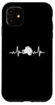 Coque pour iPhone 11 battement de coeur photographe