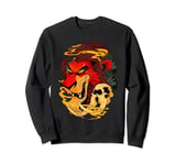 Disney Lion King Scar Red Hue Head Shot Sweatshirt